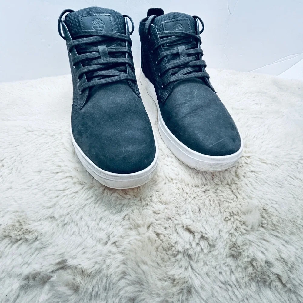 Timberland Mens Ankle Chukka Sneakers Shoes Black Casual A1OI5‎ Size 9